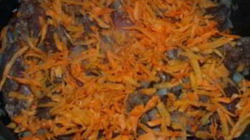 гуляш из куриной печени