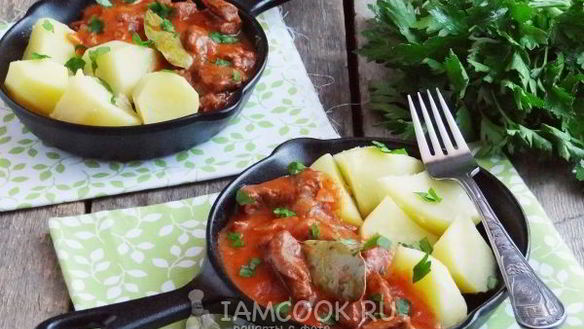 Рецепт Гуляша из лосятины