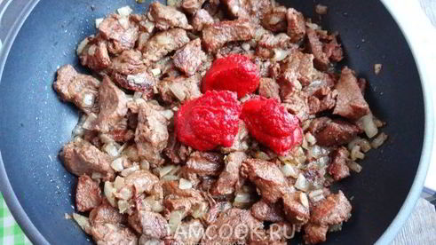 гуляш из лосятины