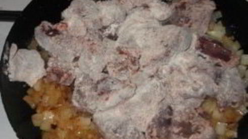 гуляш из печенки свиной