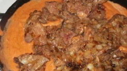 гуляш из печенки свиной