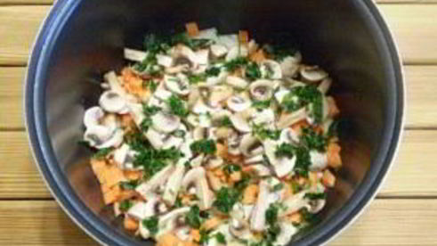 гуляш из шампиньонов