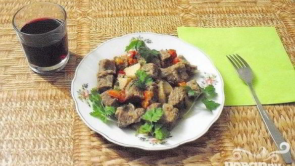 Рецепт Гуляша из телятины