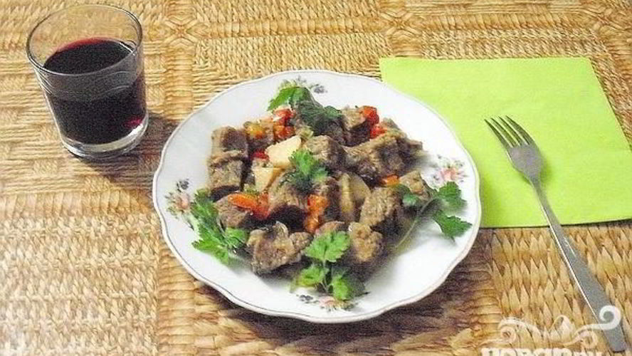 Рецепт гуляша из телятины