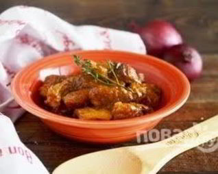 Гуляш с кнедликами