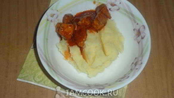 Рецепт Картошечки с гуляшом по-сибирски