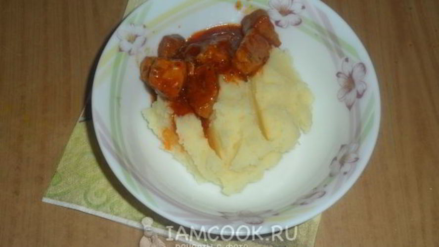 Рецепт картошечки с гуляшом по-сибирски
