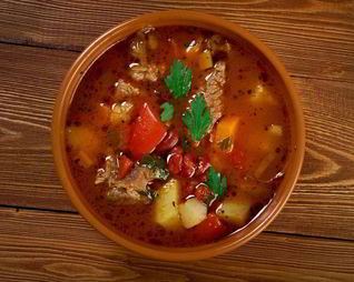 Суп-гуляш со свининой