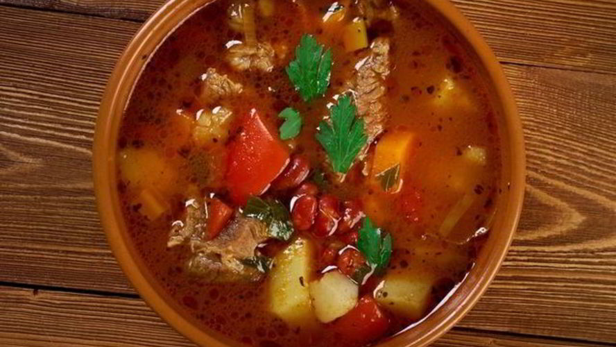 Рецепт супа-гуляша со свининой