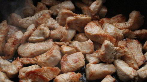 тальятелле с гуляшом из индейки