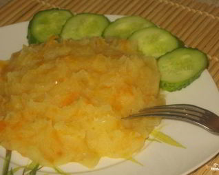 Картофельное пюре постное