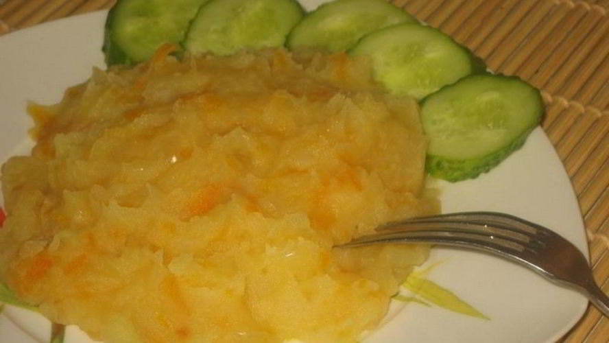 Рецепт картофельного пюре постного