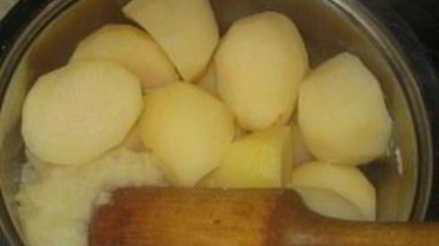 картофельное пюре постное