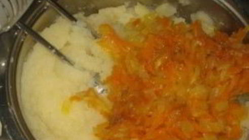 картофельное пюре постное