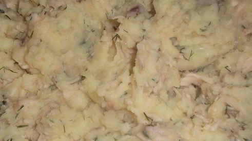 картофельное пюре с индейкой