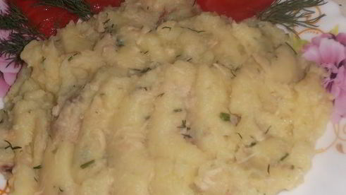 картофельное пюре с индейкой