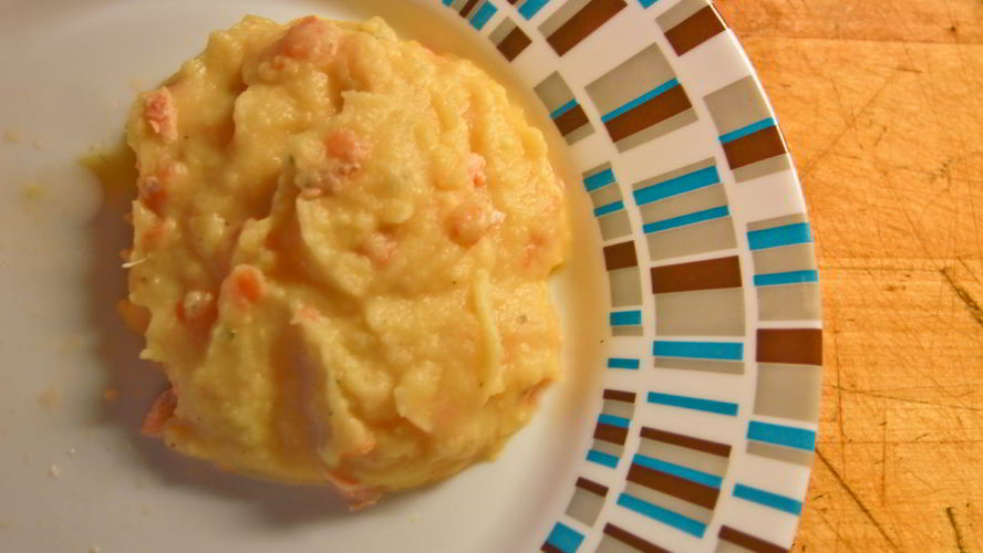 Рецепт картофельного пюре с конкасе из помидоров и розмарином