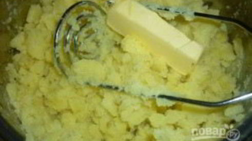 картофельное пюре с маслом