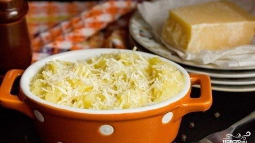 Рецепт картофельного пюре с пармезаном