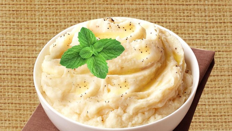 Рецепт картофельного пюре со сливками, твердым сыром и тмином