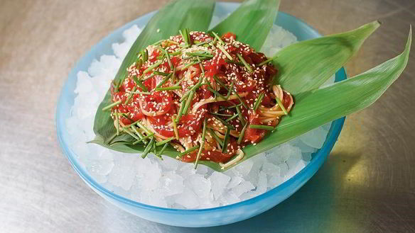 Рецепт Холодной лапши с тунцом