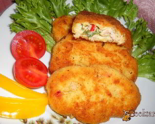 Картофельные котлеты с мясом