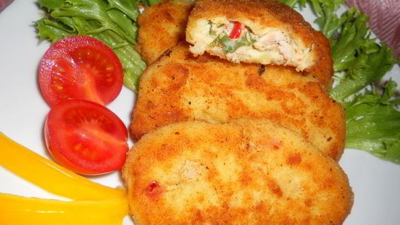 Рецепт Картофельных котлет с мясом