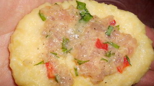 картофельные котлеты с мясом