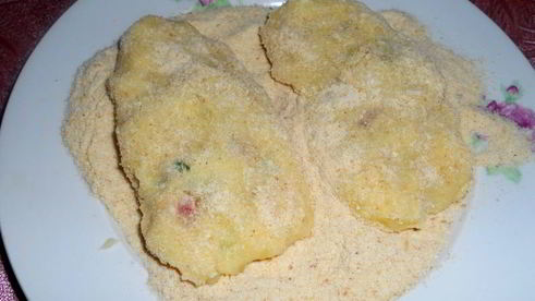 картофельные котлеты с мясом