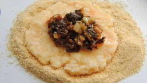 картофельные котлеты с рисом