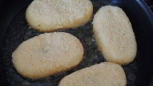 картофельные котлеты с рисом