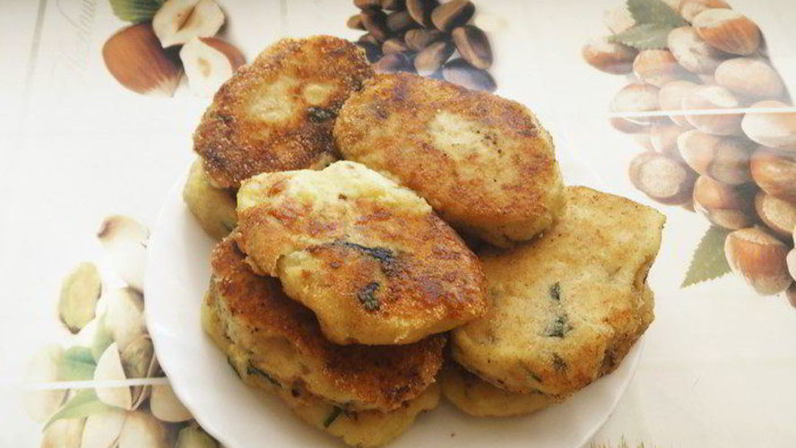 Рецепт картофельных котлет с сыром