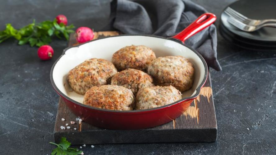 Рецепт классических котлет с зеленью