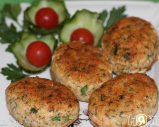 Котлетки из семги по-итальянски