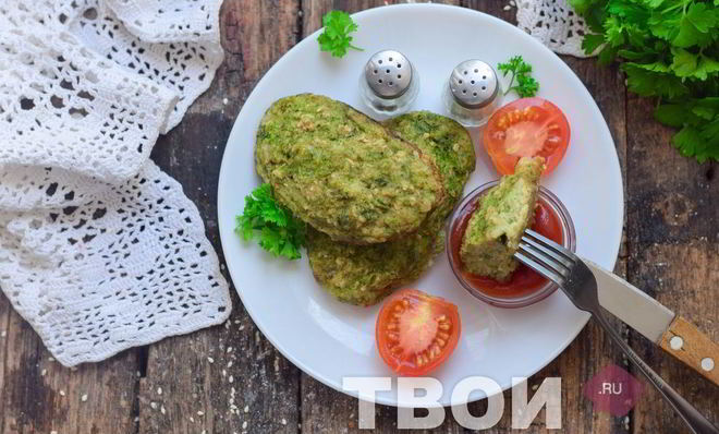 Котлеты из брокколи