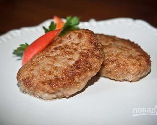 Котлеты из фарша говядины и свинины