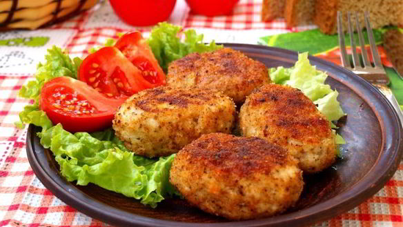 Рецепт Котлет из индейки с овощами