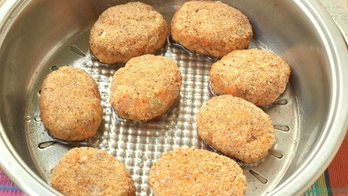 котлеты из индейки с овощами