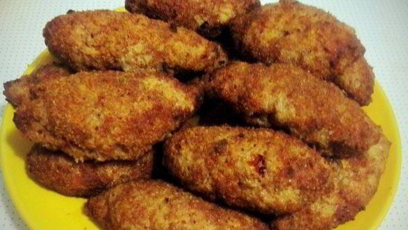 Рецепт Котлет мясных с тыквой