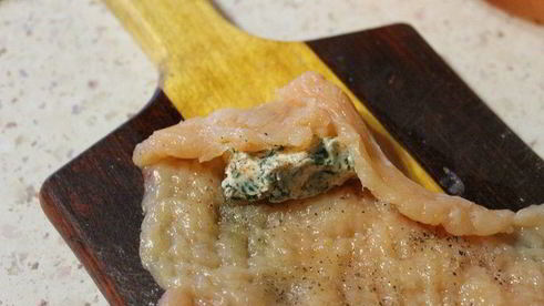 котлеты по-киевски с сыром и маслом