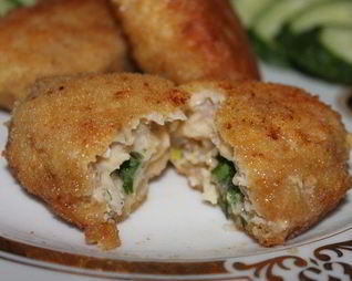 Котлеты с чесночным маслом