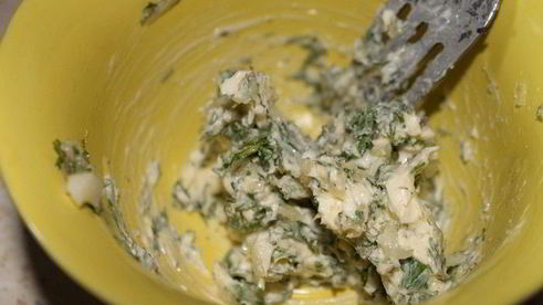 котлеты с чесночным маслом