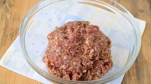 котлеты с гречкой и фаршем