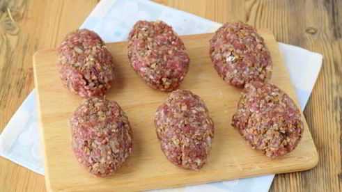 котлеты с гречкой и фаршем