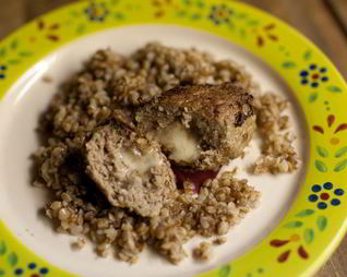 Котлеты с сырной начинкой