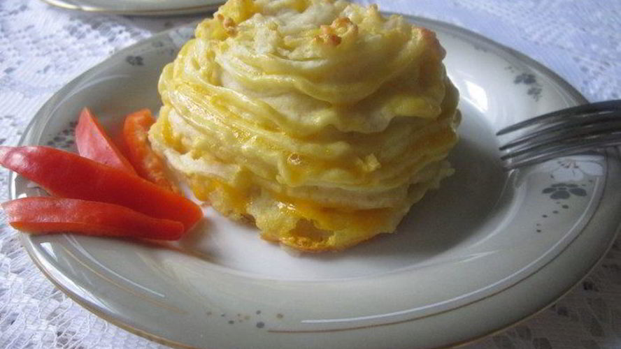 Рецепт котлет в картофельных гнездышках