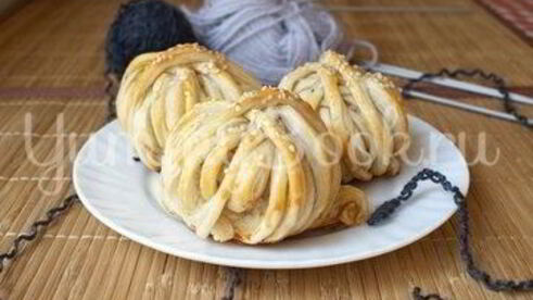 котлеты в клубочке