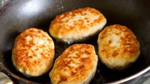 куриные котлеты с грибами и сыром