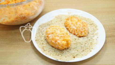 морковные котлеты с манкой
