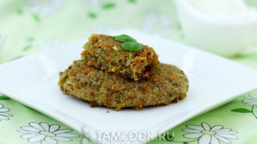 Рецепт постных котлет иза гречек